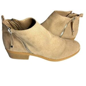 Dolcetta Women’s Daria Faux Leather Suede Booties Sz 10